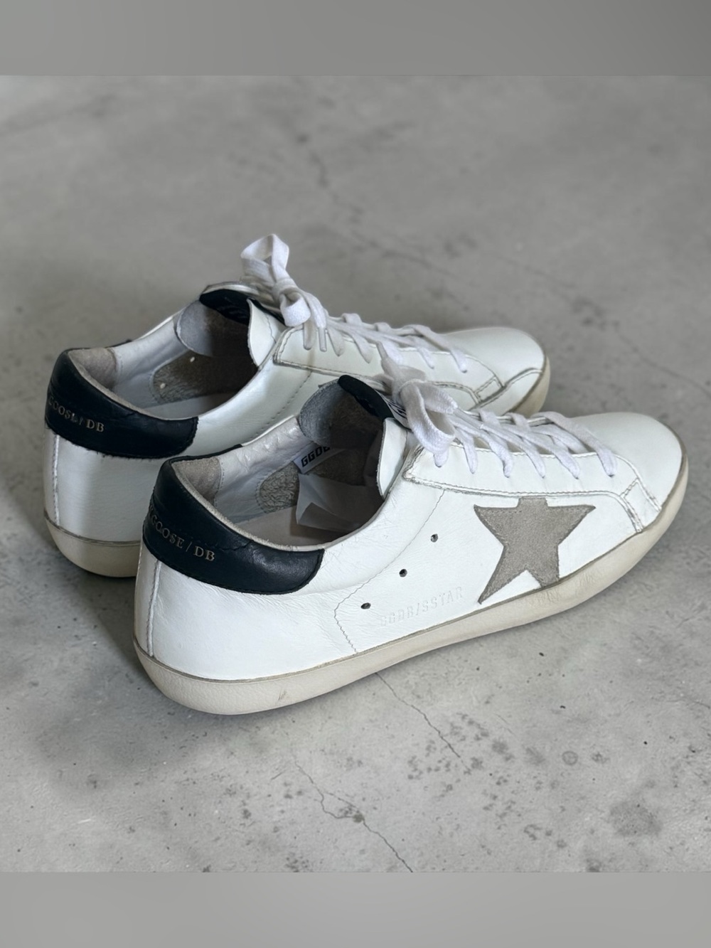 Golden Goose Women’s Superstar White Leather Sneakers! Size 38 EUR/ 8 (US) COA! - Picture 7 of 13